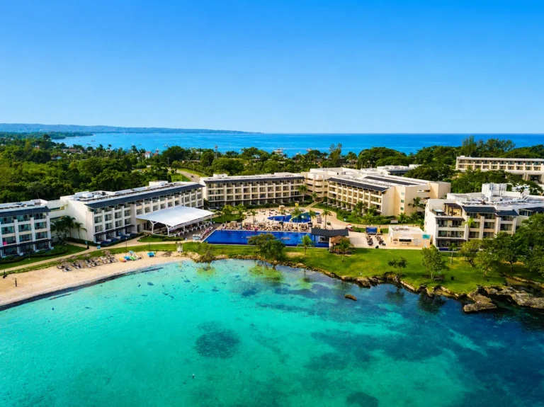 Royalton Negril resort overlooking the Caribbean Sea in Jamaica